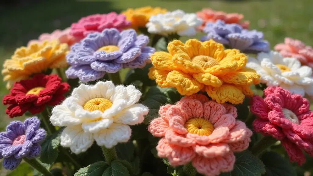 28 Creative Guides on How to Crochet a Flower for Decoration