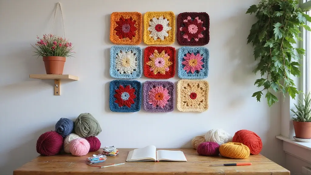 28 Modèles de Carrés en Crochet Originaux pour vos Projets DIY