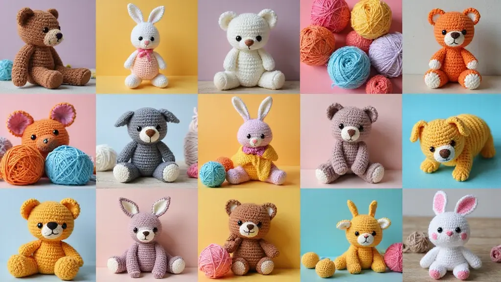28 Patrones de Crochet de Animales Tiernos para Regalar o Decorar