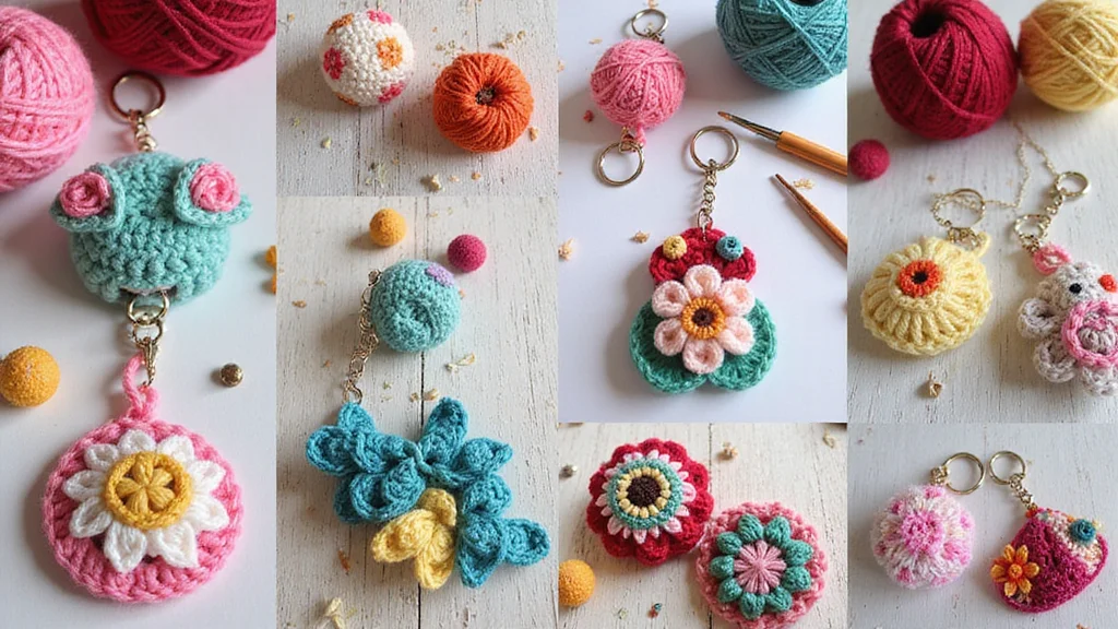 Friendly Guide to Crochet Keychain Pattern Free with 21 Cute and Practical Inspirations