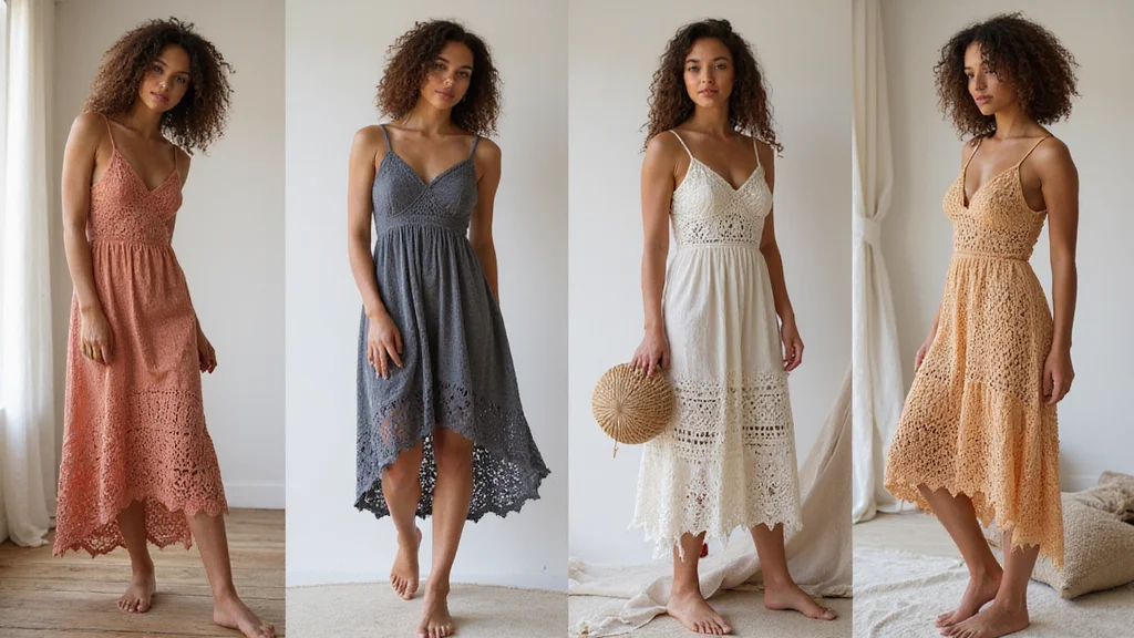Step-by-Step Guide to Crochet Dress Patterns: 24 Stylish Visual Inspirations